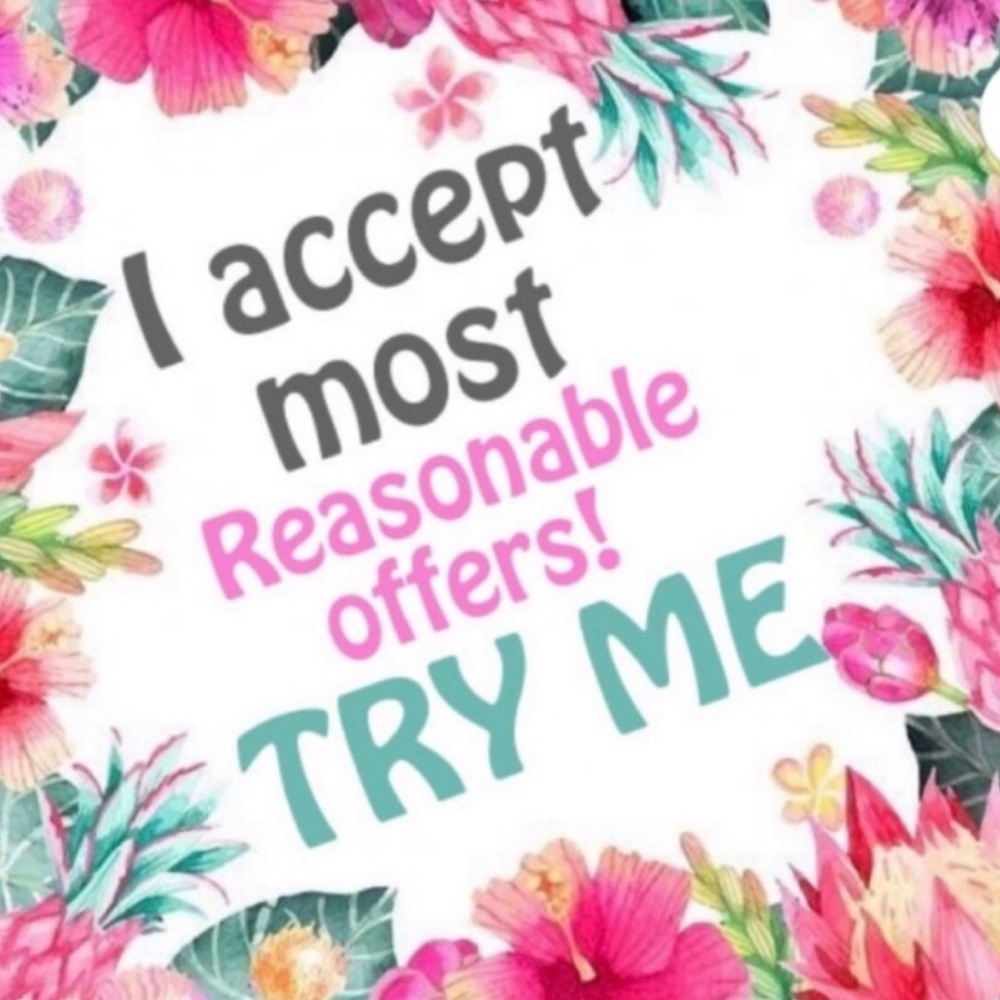 Reasonable offers welcome